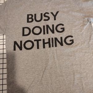 Gray sarcastic sayings t-shirt small